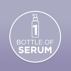 1 bottle of serum logo